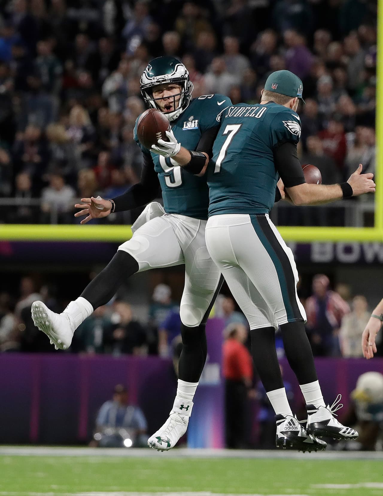 Super Bowl LII al medio tiempo: Eagles 22 - 12 Patriots