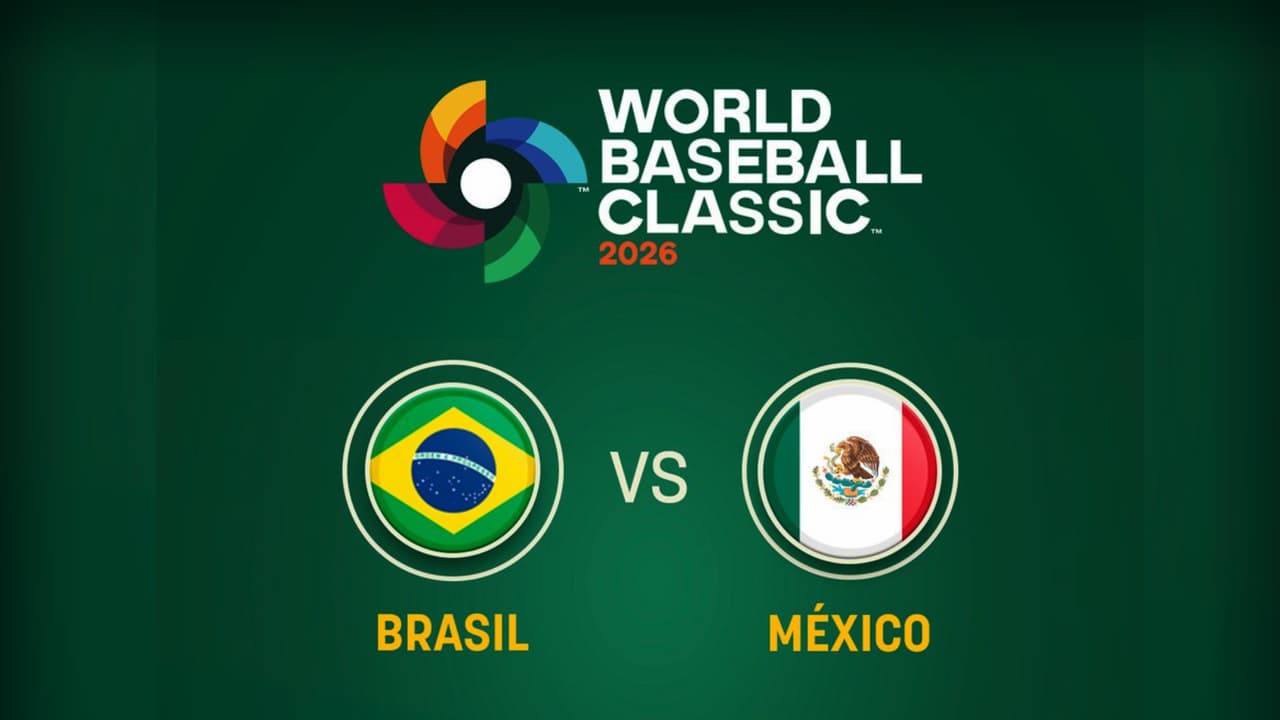 Horario y dónde ver el México vs. Brasil, partido del Clásico Mundial de Beisbol 2026