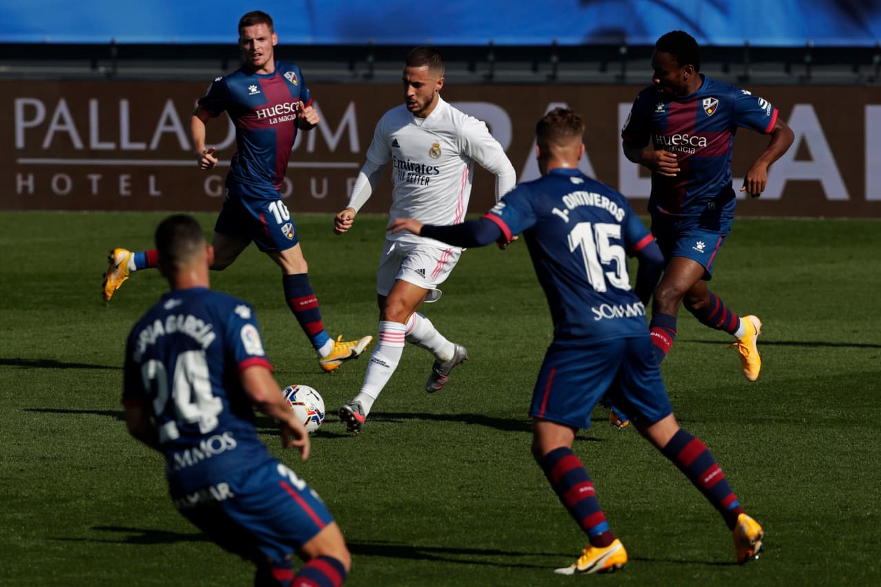 Real Madrid goleó al Huesca en La Liga | Hazard, Benzema y Valverde marcaron las dianas madrileñas en el Alfredo Di Stefano para terminar 4-1.