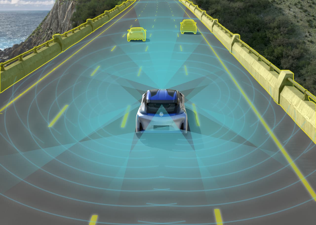 Una batería de sensores son los ojos del Nissan IDS Concept