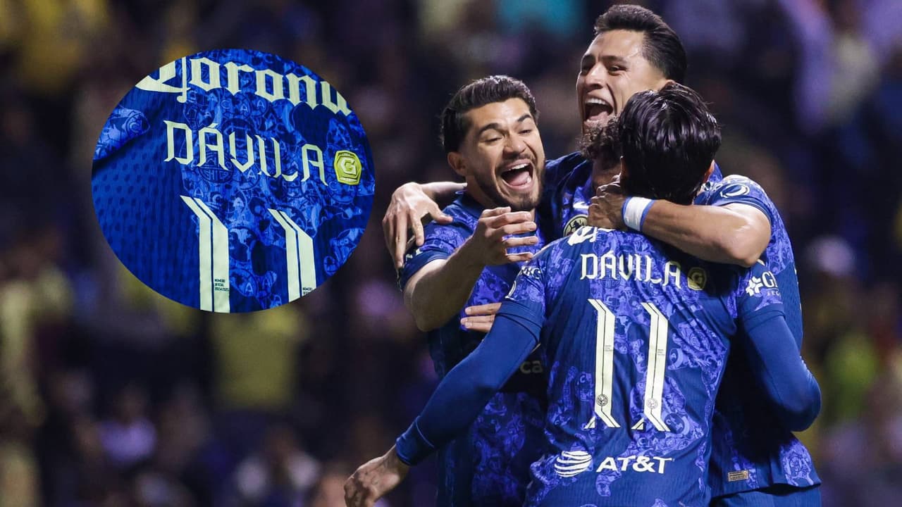 ¿Lo vieron? Víctor Dávila juega con playera del América diferente