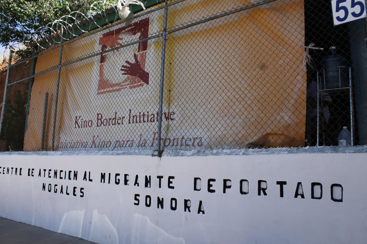 Comedor de la Iniciativa Fronteriza Kino en Nogales, Sonora.