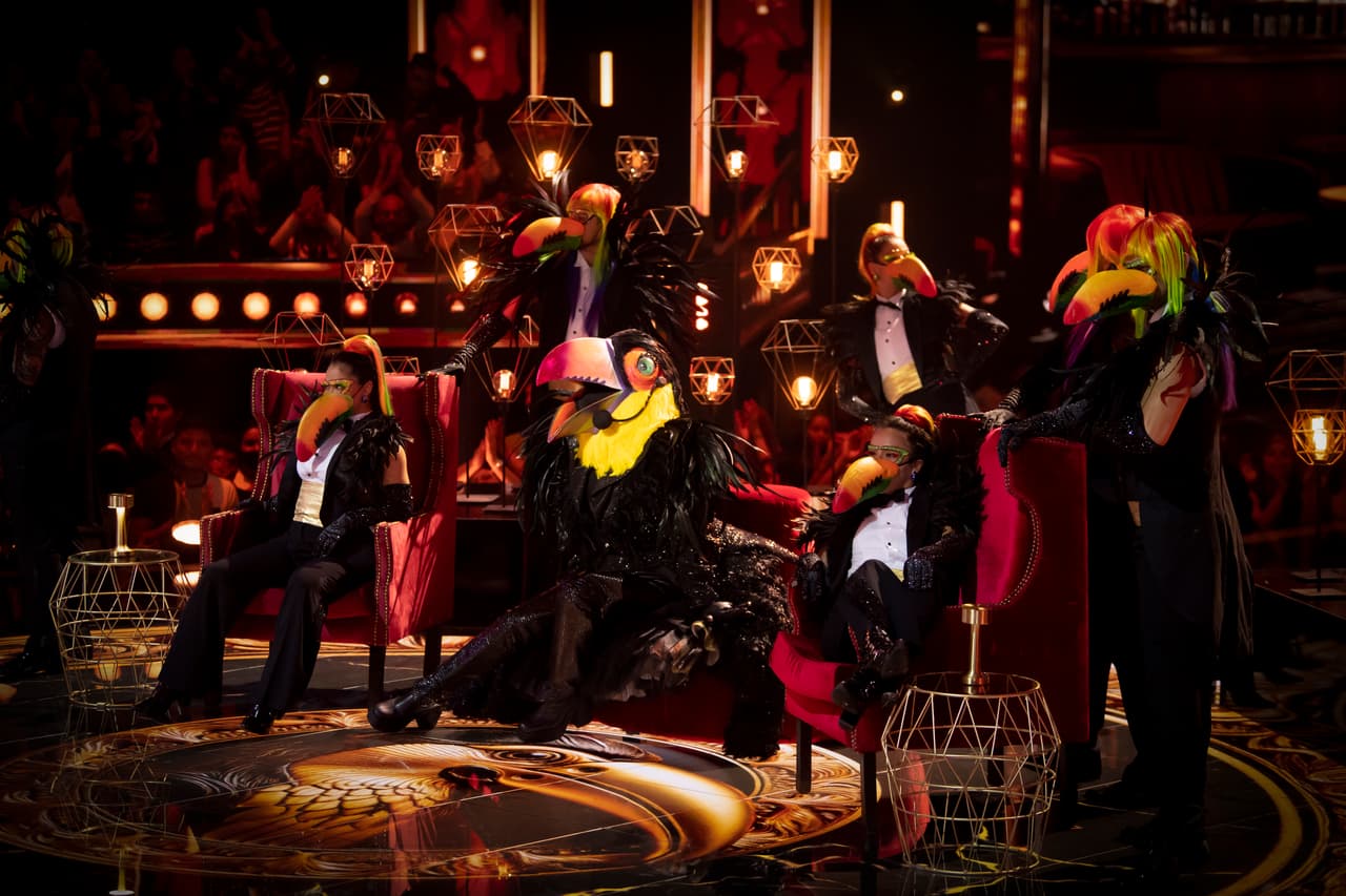 ¿Quién Es La Máscara? 2024: Tucán se presentó en el primer programa