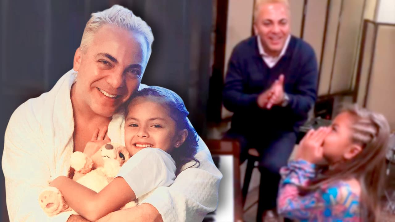 Cristian Castro aplaude el talento de su hija en el piano y la recompensa con tierno beso: “Y me sé otra papi”