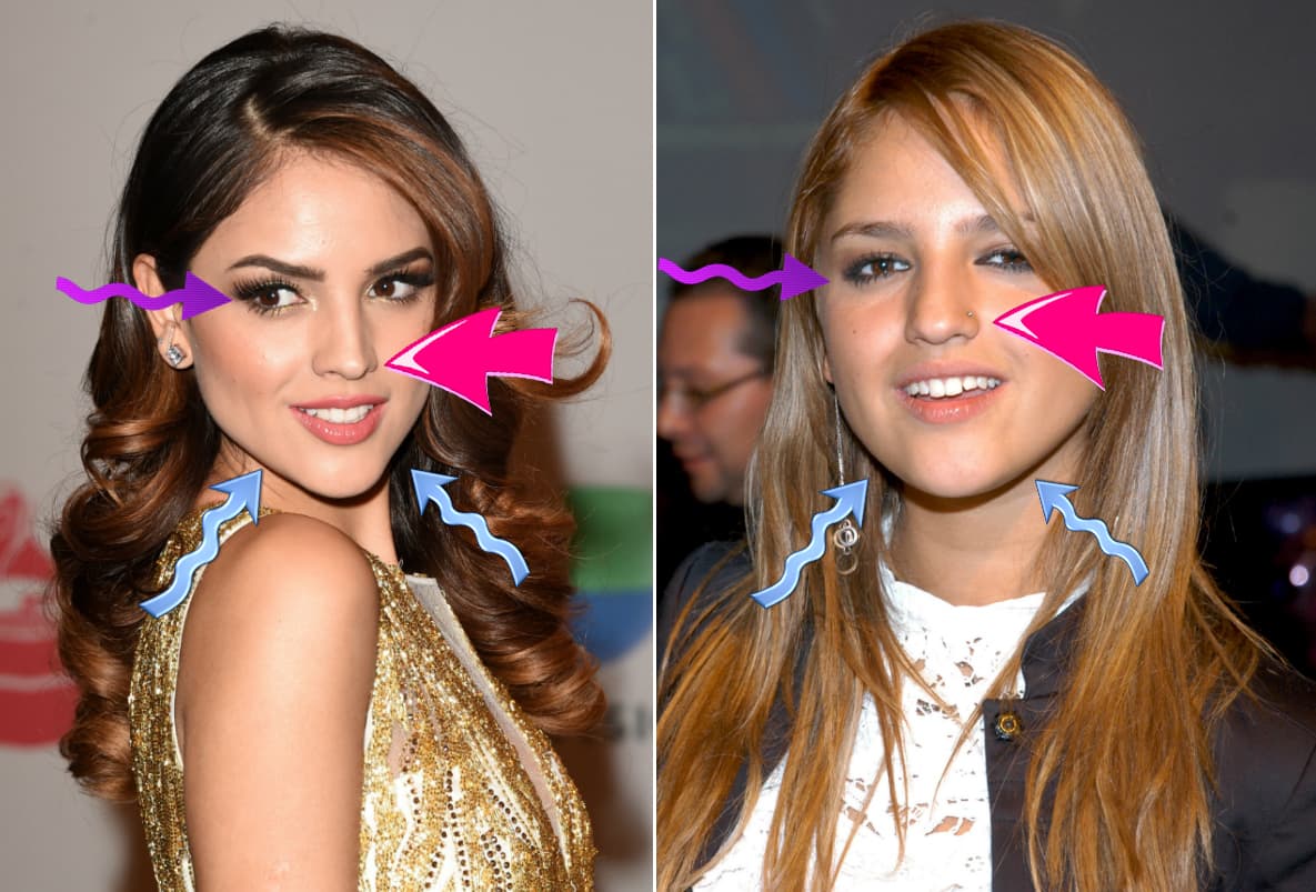 Y no sólo su abdomen y escote ha sido objeto de miradas, sino el impresionante cambio de su nariz