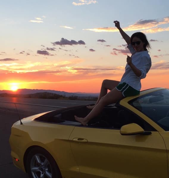 Camila Sodi cruzó las carreteras de Estados Unidos para llegar al estado de Arizona.