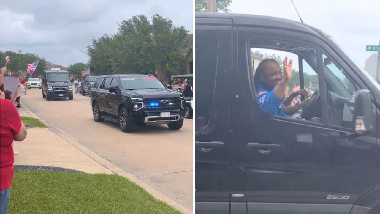 <b>Victor Glover Jr. regresó a Texas</b> y no lo hizo en silencio.
<br>
<b>Vecinos, amigos y familiares salieron a la calle</b> para recibirlo en Houston. 
<br>
<b>Aplausos, fotos, abrazos, </b>no fue un evento oficial, fue algo más directo: orgullo local. 
<br>Glover formó parte de Artemis II, 
<b><a href="https://www.univision.com/shows/la-voz-de-la-manana/cuales-son-los-avances-tecnologicos-logrados-en-la-mision-artemis-ii-de-lo-cotidiano-al-espacio-video" target="_blank">la misión de NASA que llevó astronautas a orbitar la Luna por primera vez desde 1972.</a></b>
<br>En ese vuelo se desempeñó como piloto, 
<b>responsable de apoyar la navegación y supervisar sistemas clave de <a href="https://www.univision.com/local/chicago-wgbo/el-ingeniero-de-la-villita-detras-de-la-seguridad-en-el-lanzamiento-de-la-nave-orion-en-artemis-ii-video" target="_blank">la nave Orion</a> </b>durante el recorrido.