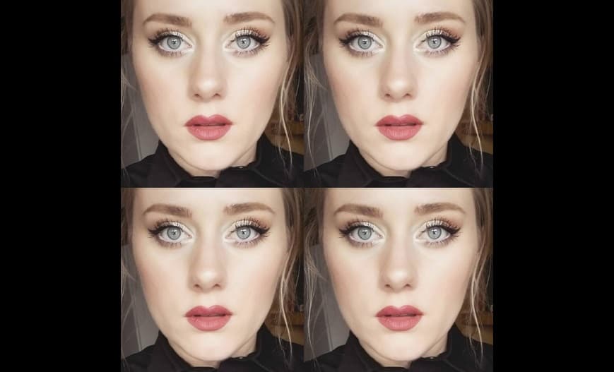 La fiel seguidora de Adele también trata de lucir espectacular, en redes sociales ha mostrado que es toda una fashionista.