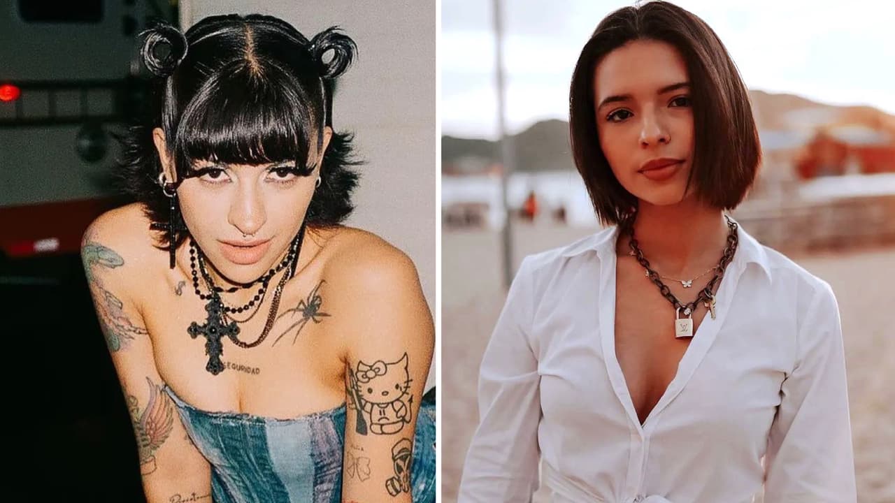 Critican a Cazzu por "cortar" a Ángela Aguilar de una imagen y ella reacciona en una de sus fotos