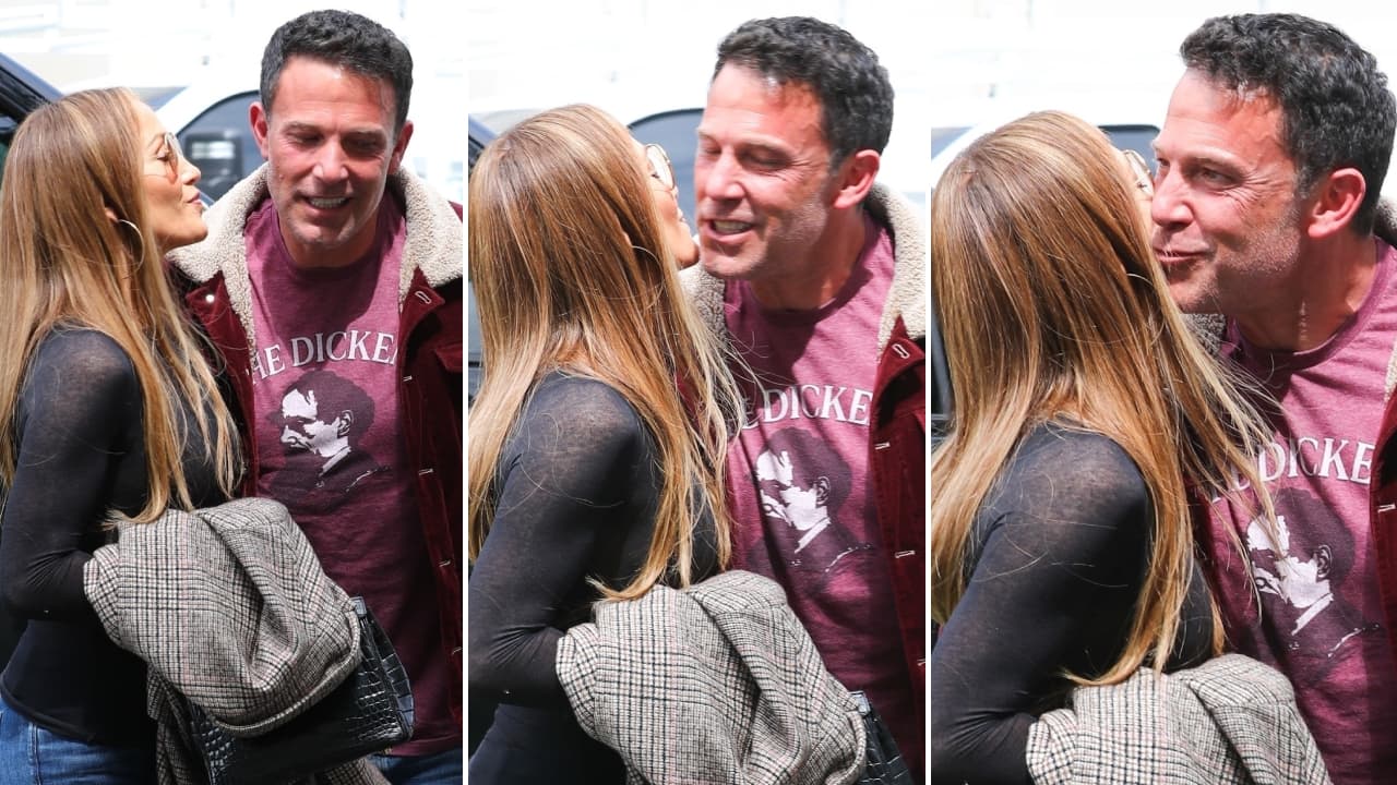 JLo y Ben Affleck protagonizan polémico beso.