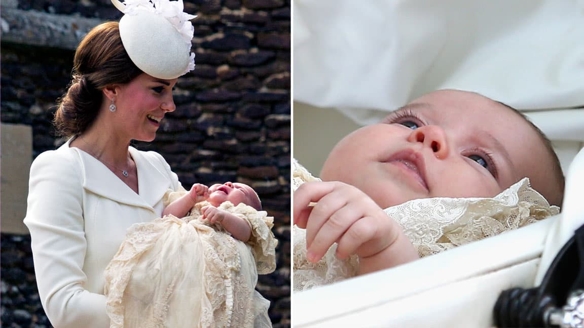 Así fue el bautizo de la princesita.