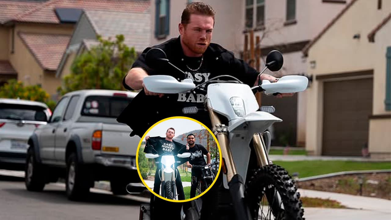 Canelo Álvarez demuestra tremendas habilidades con moto de 14 mil dólares

