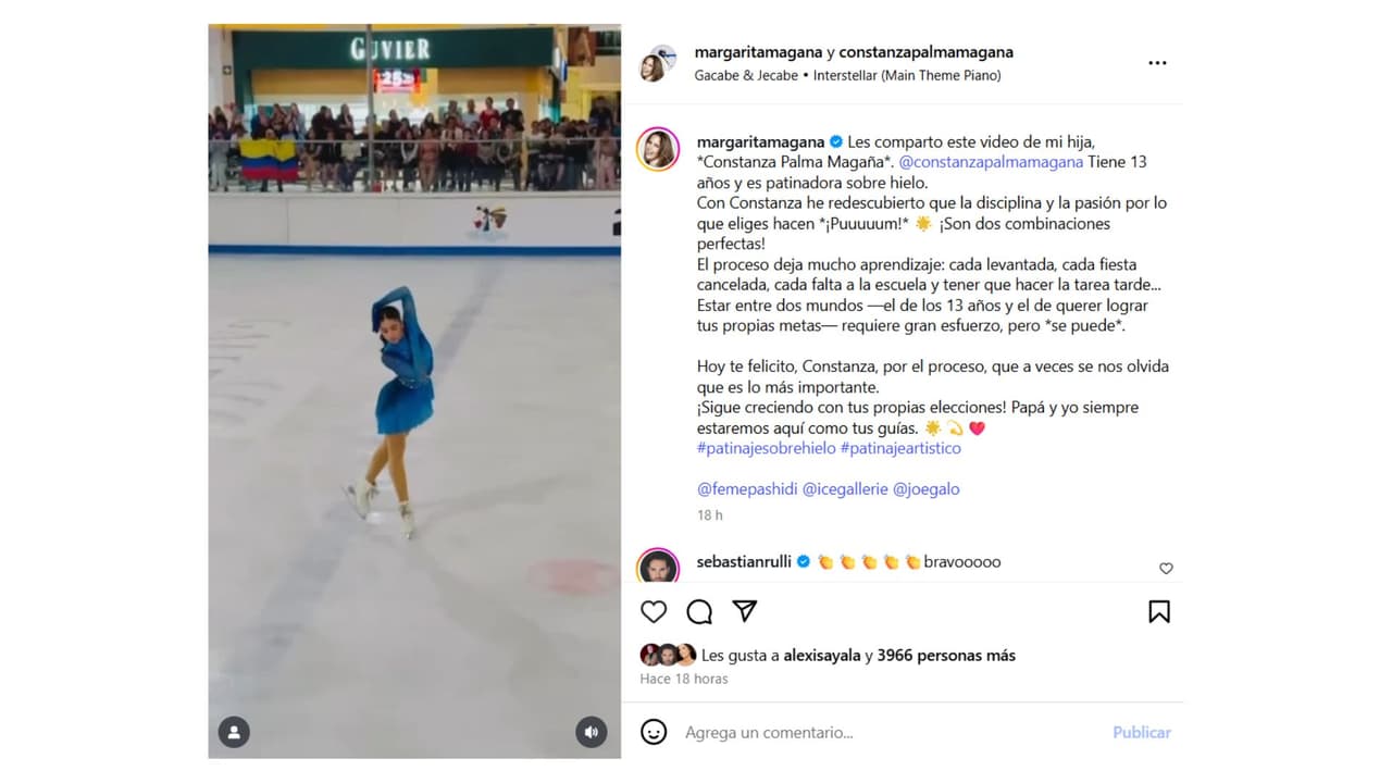 Así de grande luce Constanza.