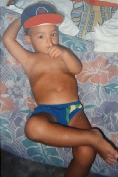 ¿Qué tal? Desde pequeño era todo un galanazo.