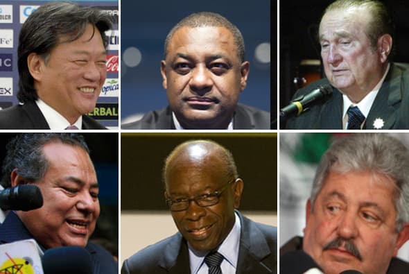 Los 14 imputados por justicia estadounidense en caso de corrupción en FIFA