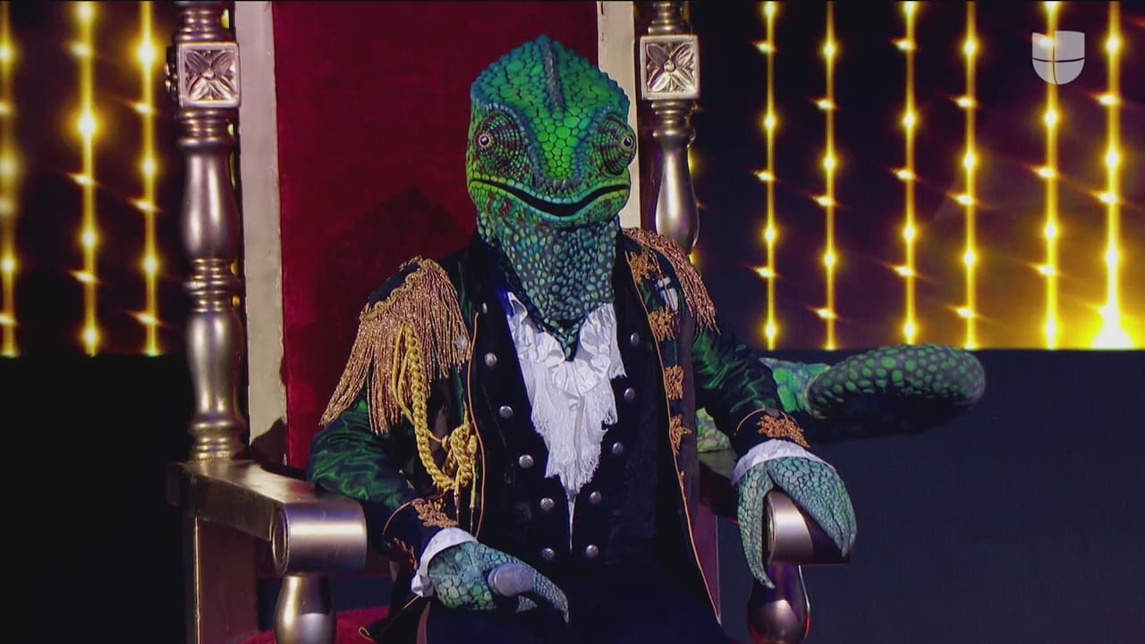 Quien tomó el trono en la primera temporada de ¿Quién Es La Máscara? fue Camaleón, el reptil que en múltiples ocasiones puso de pie a los investigadores y al público.
