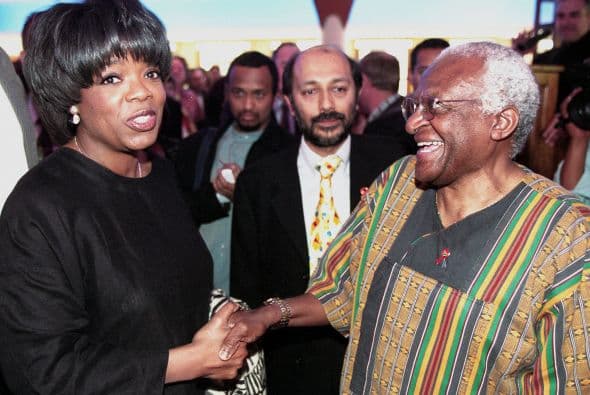 Oprah siempre se ha involucrado en causas benéficas.