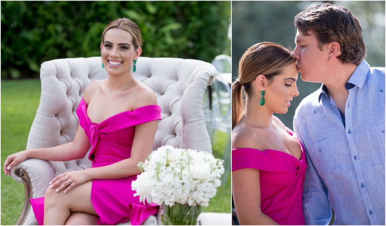 Andrea Chediak se casó por el civil y mostró las románticas fotos del álbum de su boda