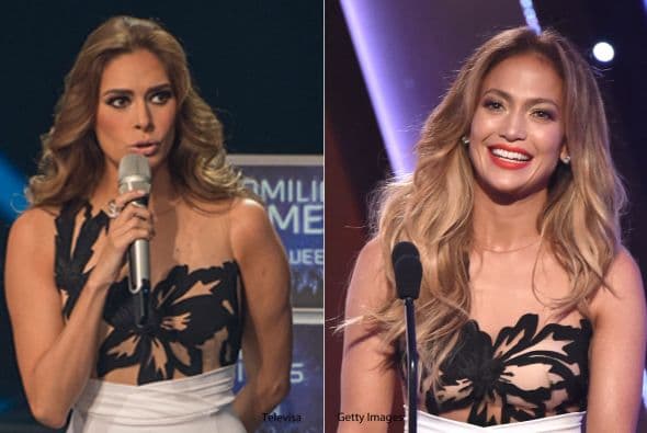 Además de que las dos poseen un rostro muy bello. No cabe duda que Gali sí podría ser la doble de JLo.