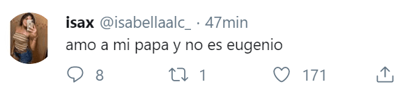 Incluso, la 'doble' de Aislinn descartó que Eugenio sea su padre ante el revuelo que provocó el parecido.