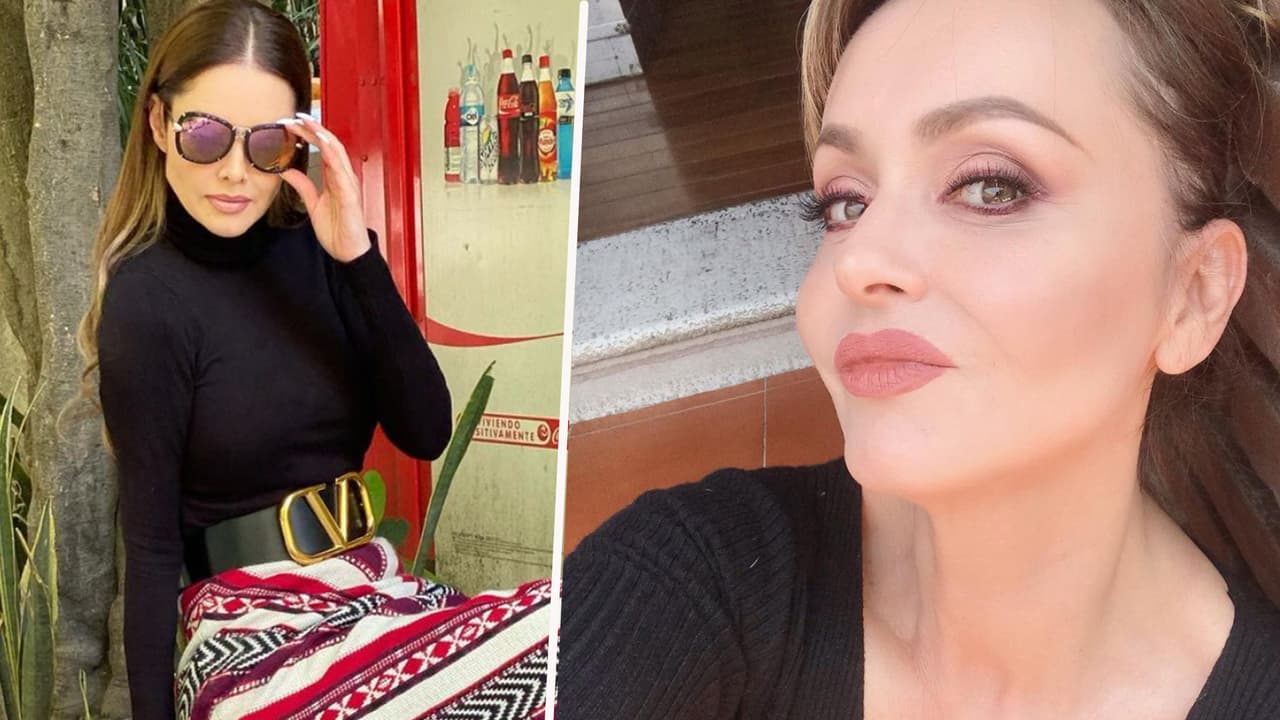 Marlene Favela y Gaby Spanic posan con el mismo vestido
