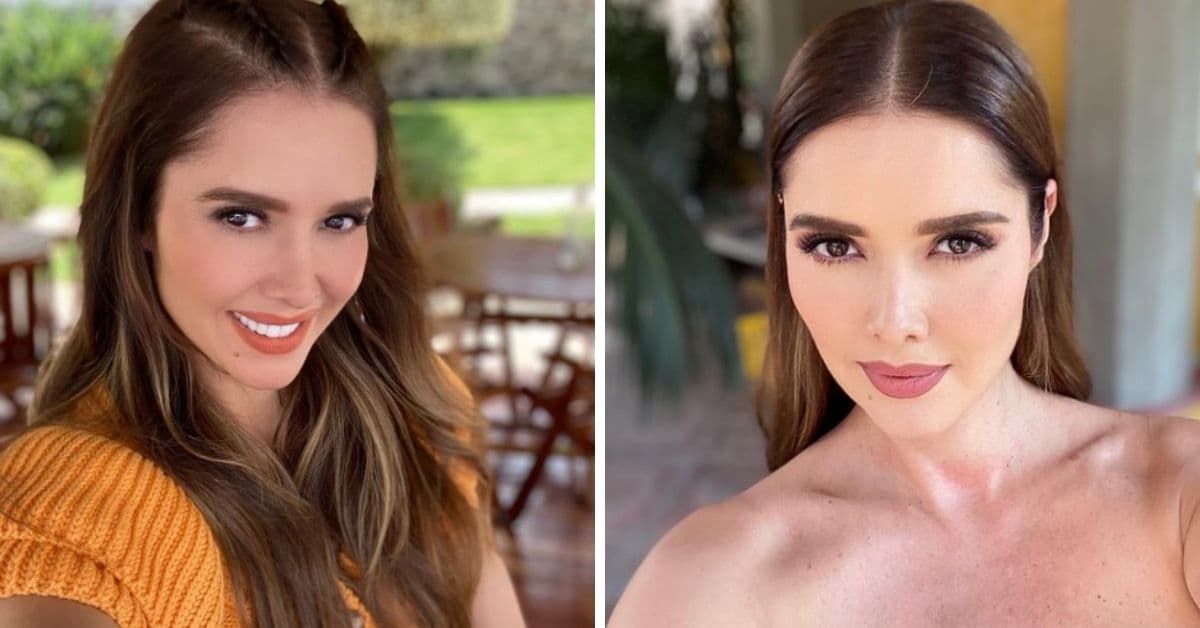 Marlene Favela deslumbró con un elegante mini vestido negro con tirantes de perlas