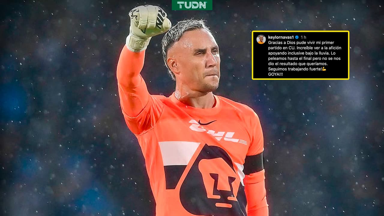 Keylor Navas sorprendido de la afición de Pumas en CU