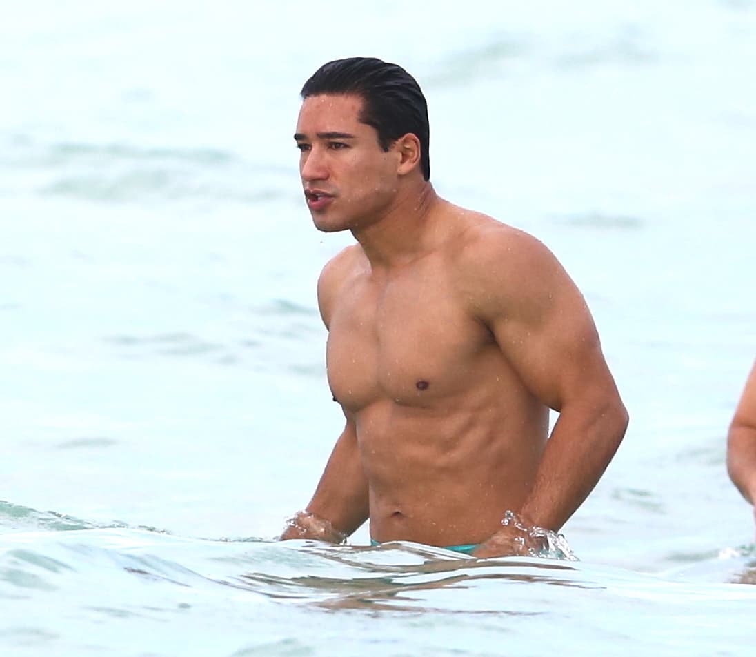 El actor tiene dos pequeños Gia y Dominic.