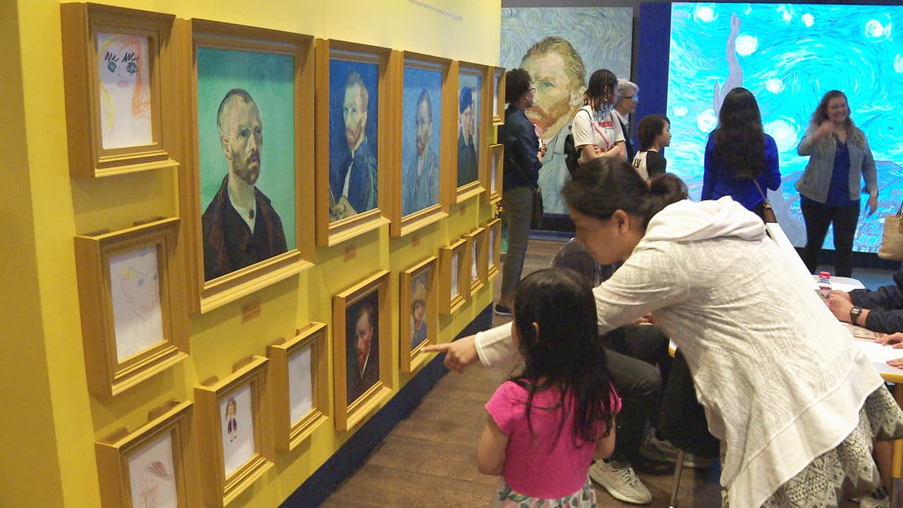 La exhibición es una oportunidad única para que los visitantes vean de cerca las obras de uno de los pintores más reconocidos de la historia.