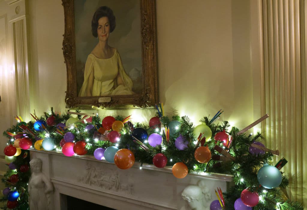 También hay decoraciones a lo largo del Cuarto Vermeil Room.