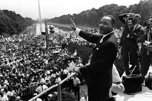 "I Have a Dream" is a public speech delivered by American clergyman and activist Martin Luther King, Jr. on August 28, 1963, in which he called for an end to racism in the United States. Delivered to over 250,000 civil rights supporters from the steps of the Lincoln Memorial during the March on Washington for Jobs and Freedom, the speech was a defining moment of the American Civil Rights Movement.