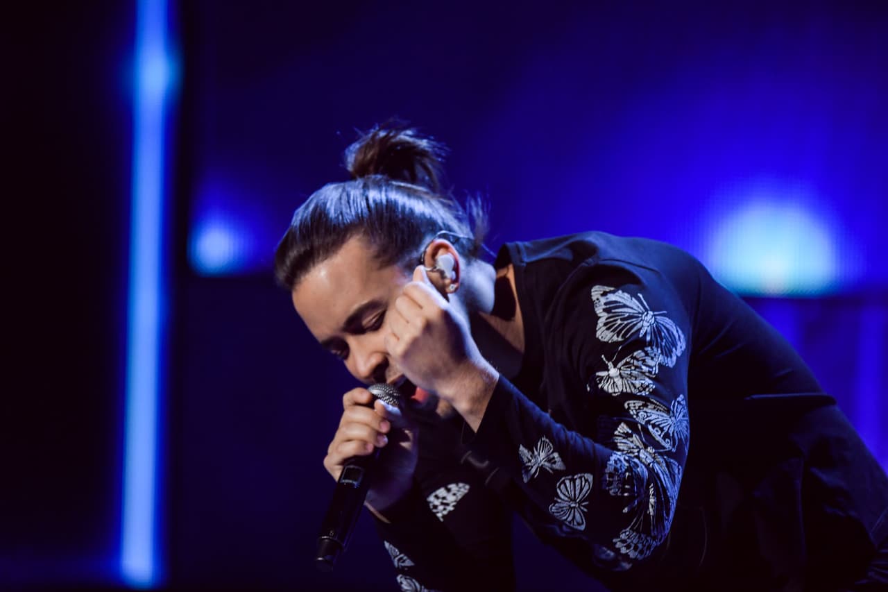 Prince Royce, otro de nuestros consentidos estuvo en los ensayos.