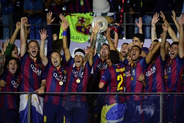 Rakitic, Luis Suárez y Neymar anotaron los goles que liquidaron a la Juventus en Berlín.