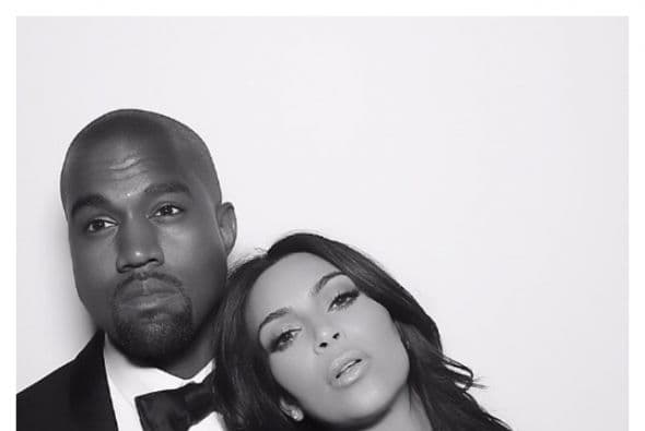 Las fotos más románticas de Kim y Kanye en la red.