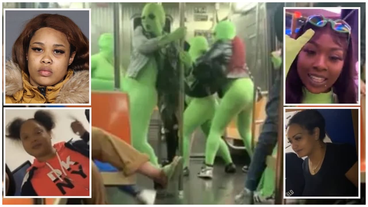 <b>Ataque de las ‘duendes verdes’.</b> Dos jóvenes de 19 años vivieron momentos de horror en un tren que viajaba por Times Square, cuando cuatro mujeres 
<a href="https://www.univision.com/local/nueva-york-wxtv/identifican-mujeres-ataque-metro-nueva-york-duendes-verdes">vestidas con trajes verde neón</a> las asaltaron y robaron sus pertenencias. Las agresoras eran miembros de la pandilla duendes verdes y, entre ellas, había dos mujeres hispanas, quienes se entregaron días después de la agresión. 
<br>