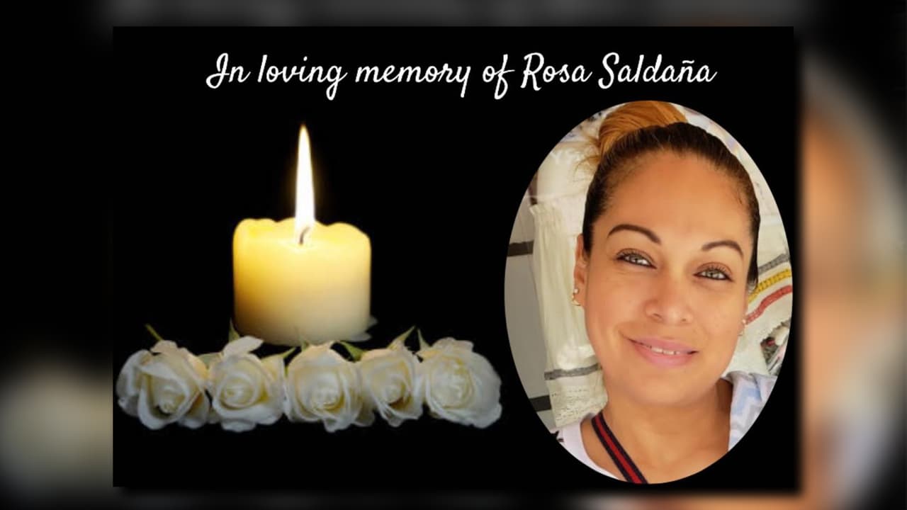 Rosa Saldaña, de 43 años, murió el 14 de agosto tras una batalla contra el coronavirus que duró tres semanas.
