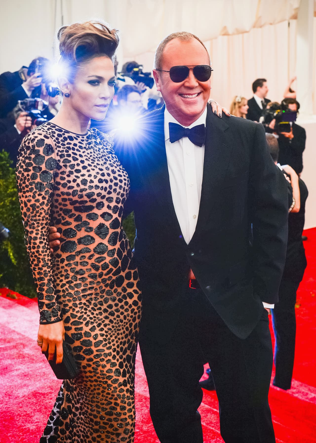 Por primera vez la vimos lucir un diseño de Michael Kors.