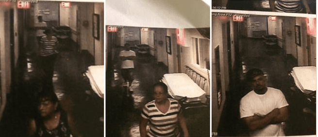 Querían tomarse fotos con recién nacida