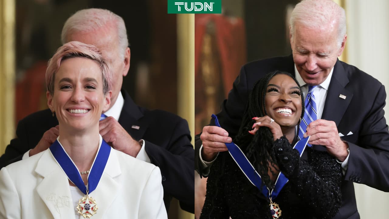 Women Power! Rapinoe y Biles reciben la Medalla de la Libertad