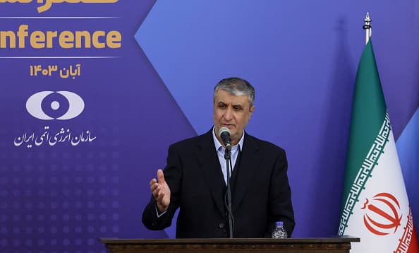 ARCHIVO - Eslami en una imagen de octubre de 2024 (Photo by ATTA KENARE / AFP) (Photo by ATTA KENARE/AFP via Getty Images)