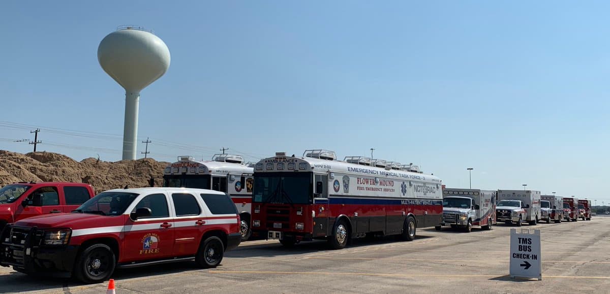 Esta mañana desplegaron personal del equipo de combate en asignaciones de misiones estatales para los huracanes en el Golfo. Los equipos se establecerán en San Antonio en espera de su asignación.
<br>