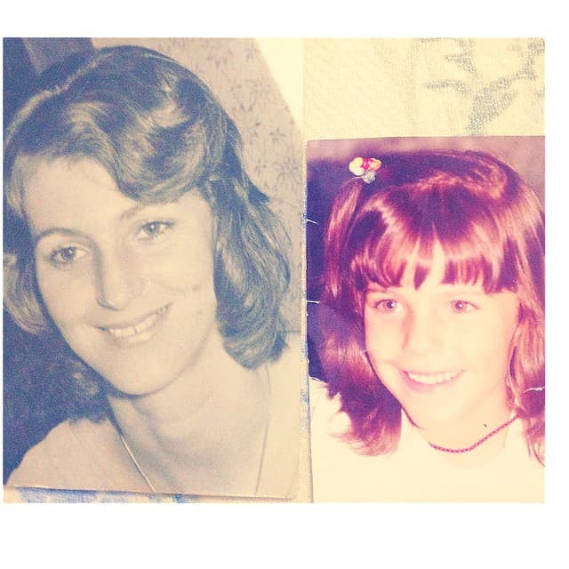 "Ayer desempolvando el baúl de los recuerdos. Me doy cuenta que la genética no miente... Aquí doña Marta y su mini ella. Gracias mamá porque de ti no sólo heredé tus genes, también tu carácter, tu bondad, tu dulzura. ¡Gracias má! ¡Qué rico despertar hoy a tu ladito! Gracias por enseñarme el significado de la vida. Gracias por enseñarme a ser mujer.", comentó María Fernanda en sus redes sociales.