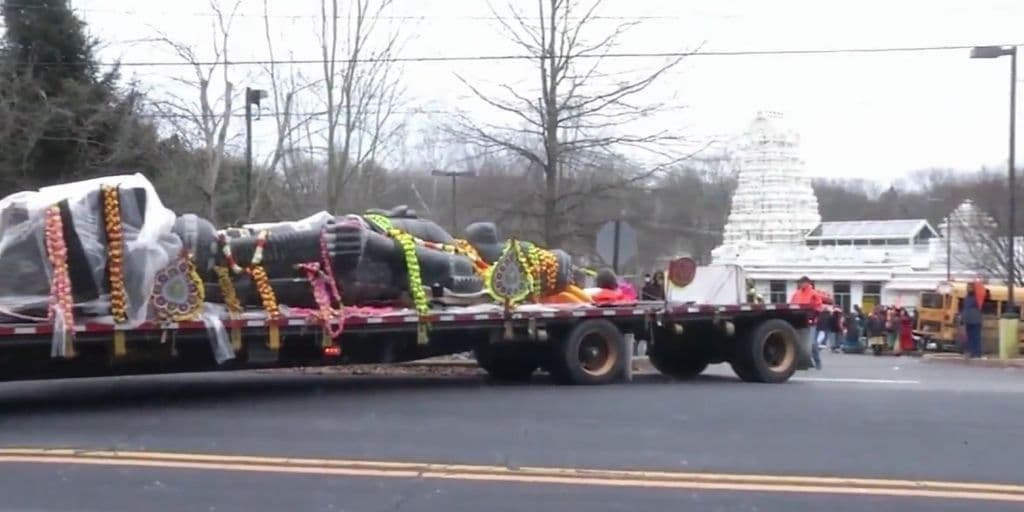 Esta es la estatua más grande de Lord Hanuman en Estados Unidos