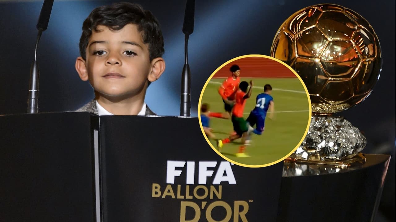 Cristiano Ronaldo Jr. deslumbra con doblete con la Sub-15 de Portugal
