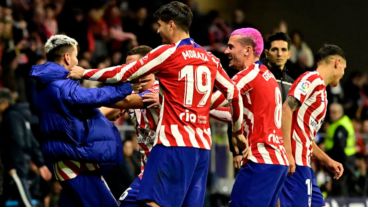 Validan gol a Ángel Correa y lo festeja en la banca en el Atlético-Getafe