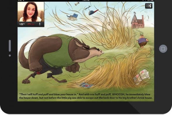 UsTyme - Permite a dos personas a leer de forma remota una historia juntos utilizando FaceTime. Es ideal para padres que viajan mucho y pueden de igual manera compartir una buena lectura con su hijo antes de dormir.