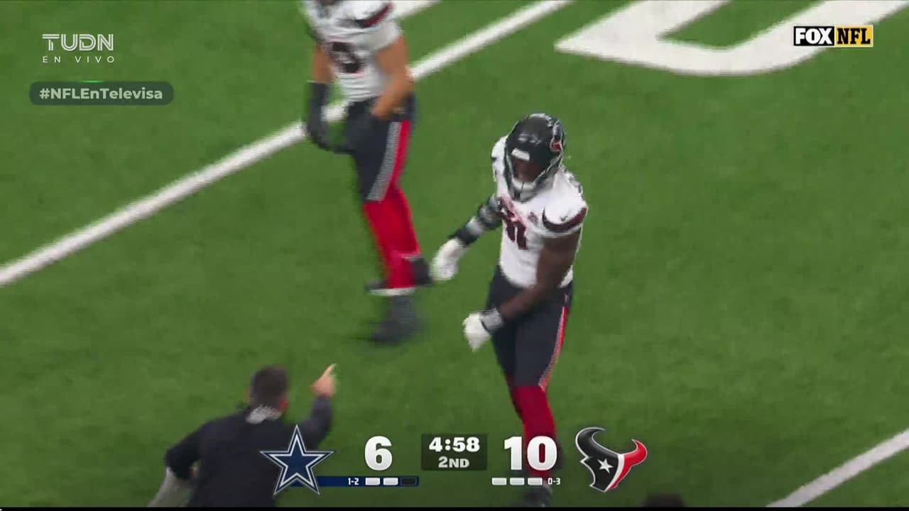 ¡Le bloquean el gol de campo a los Cowboys!