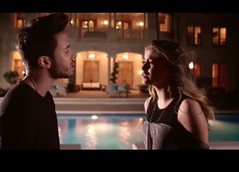 Esta vez Sofía y Prince protagonizaron una ficticia relación amorosa llena de intensidad.