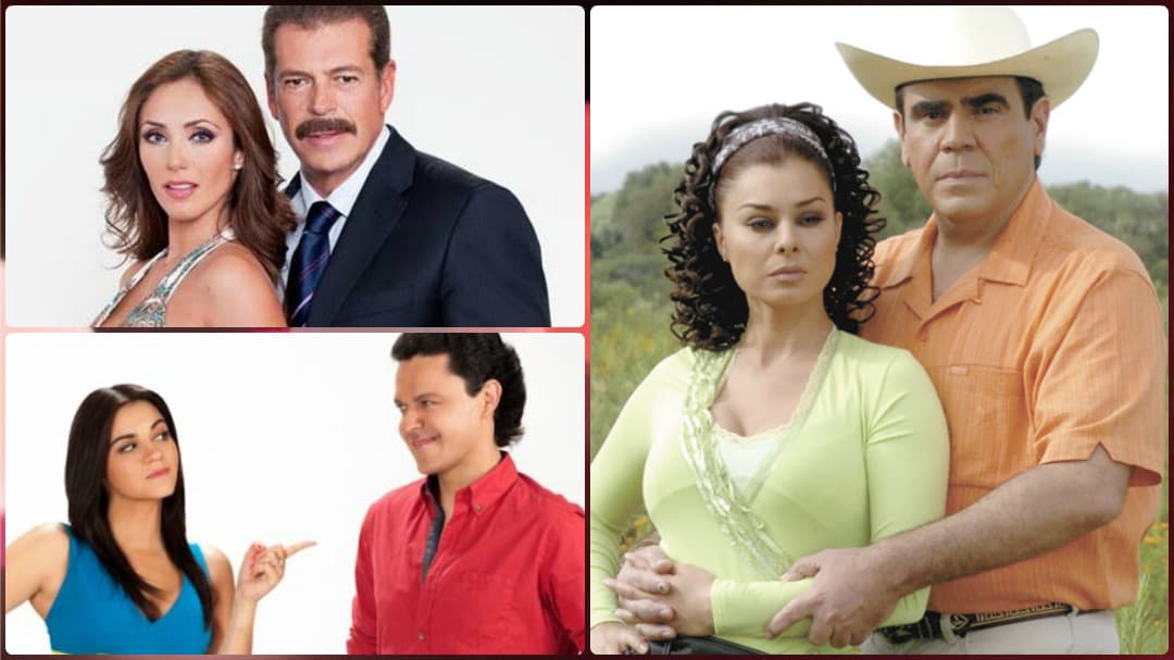 Ya sea por su aspecto físico, por su edad o simplemente por no crear una buena química en la pantalla de televisión, estas parejas de las novelas son las más disparejas, conócelas.