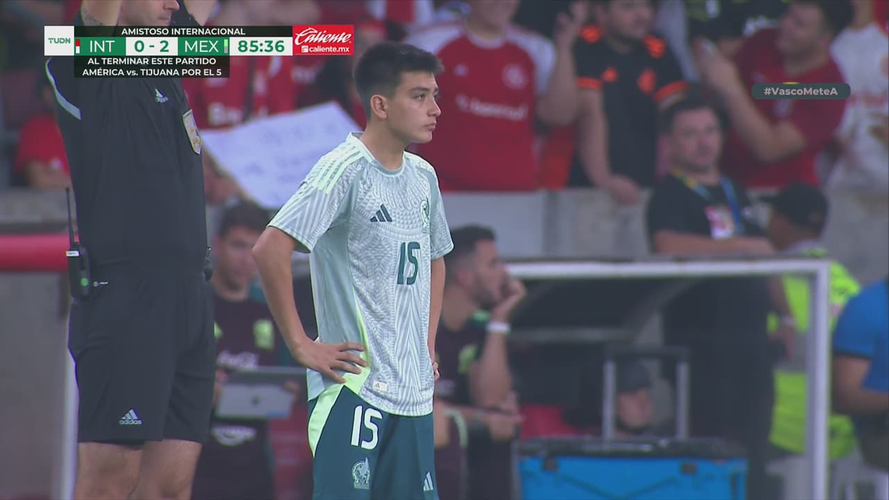 ¡Debut histórico en el Tri! A los 16 años Gilberto Mora cumple un sueño